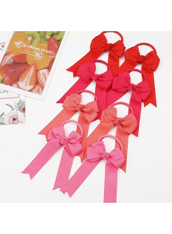 Yxiang Ponytail Bow Hair Ties with Bows, 40 Pack - Includes 20 Colors - Soft & Light Weight - Classic Bow Pattern - Perfect for Girls, School Kids, and Toddlers - Wide Application - Image 5