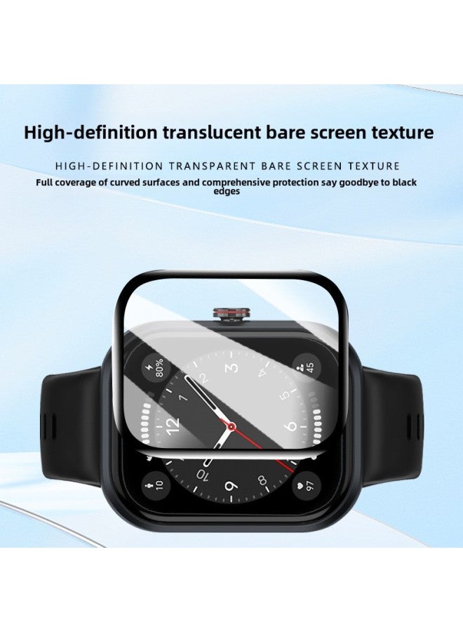 Suitable For Honor Pro HaylouWatch Watch Film PMMA Composite Hot Bending Full Screen TPU Water Coagulation Protective Film-Color:TPU White Film (easy To Tear) Two Pieces-Size:Honor Choose Haylou Watch - Image 3