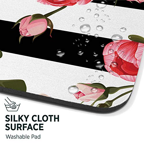 Oriday Gaming Mouse Pad Custom, Inspirational and Motivational Design for Women (Marine Rose) - Image 4