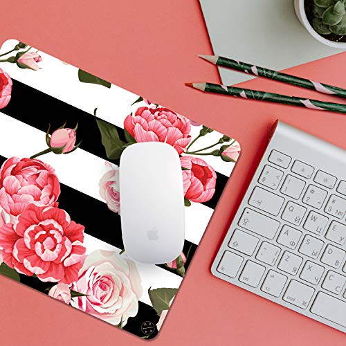 Oriday Gaming Mouse Pad Custom, Inspirational and Motivational Design for Women (Marine Rose) - Image 2