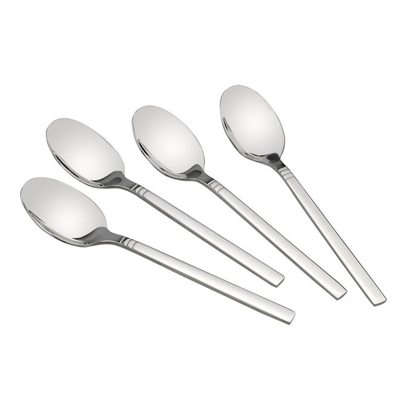 Fiazony 12-Piece Stainless Steel Teaspoon Dessert Spoons - Image 1