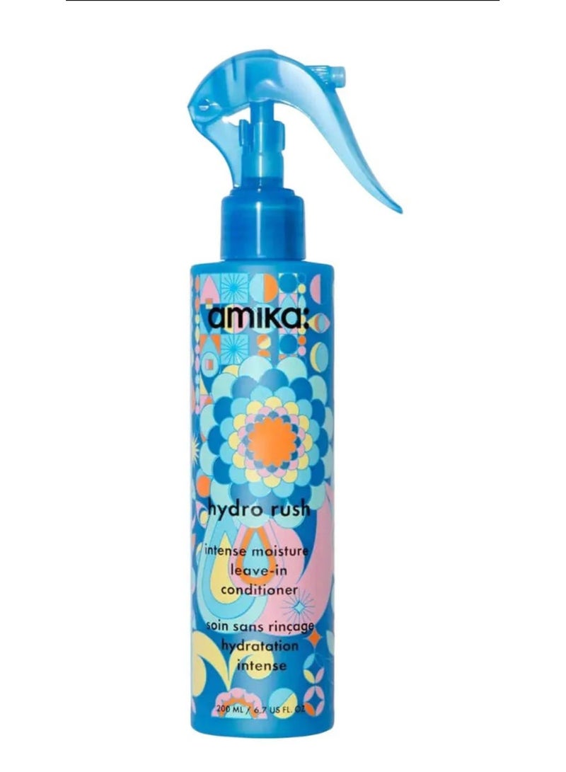 Amika Hydro Rush Intense Hydration Leave-In Conditioner 200ml - Image 1