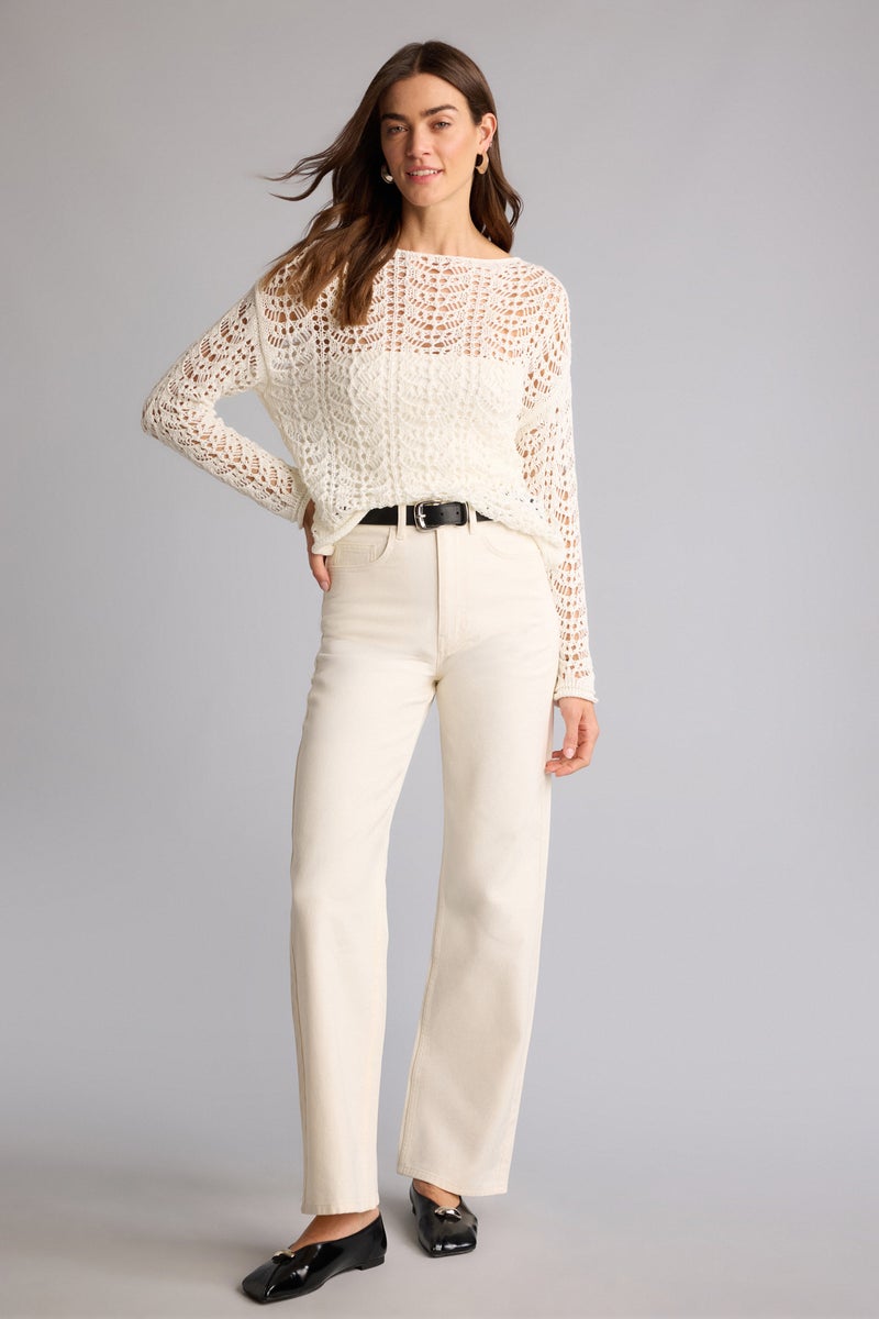 DeFacto Beige Woman Regular Fit Boat Collar Knitwear Pullover Casual - Image 2