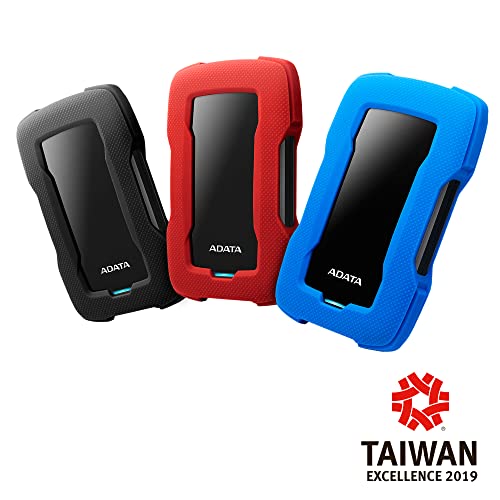 ADATA HD330 2TB USB 3.1 Shock-Resistant Extra Slim External Hard Drive Black (AHD330-2TU31-CBK) - Image 2