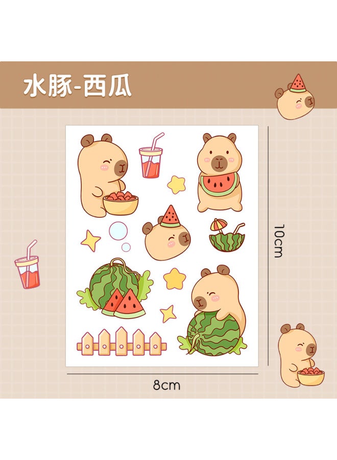 HELPS Creative Cartoon Stickers For Students Cute Pet Waterproof Self-adhesive Diy Handbook Stickers Water Cup Mobile Phone Case Decorative Stickers - Image 1