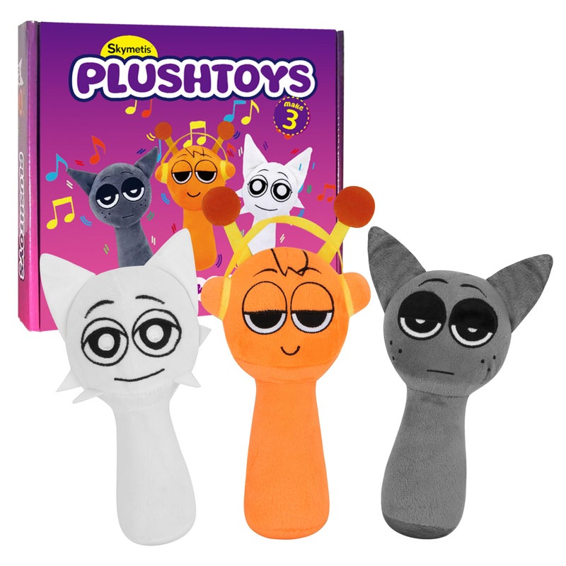 Skymetis Sprunky Plush Toy - Birthday Party Stuffed Animal, Orange Play Plush Toy for Sprunky Stage 3, Soft Toy for 4-6 Year Old Girls and Boys, Kids' Birthday Decoration - Image 1