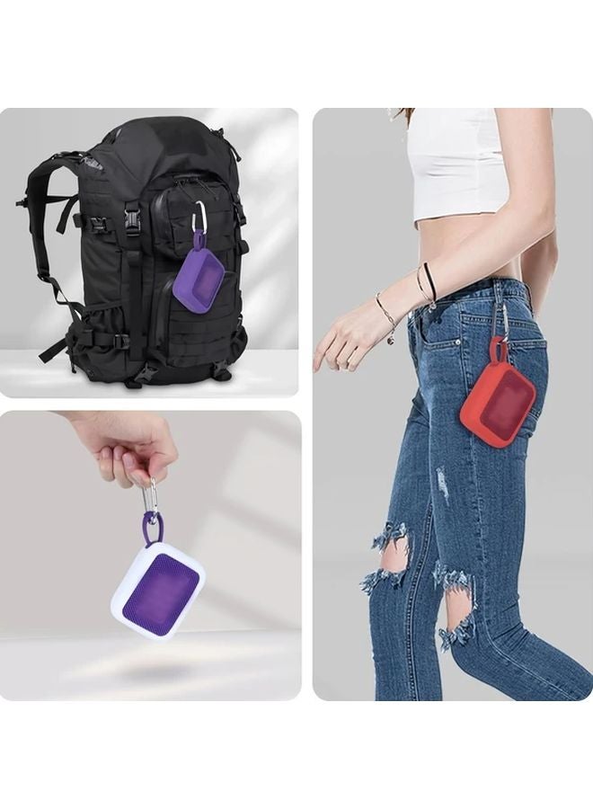 JBL GO 4 Grey Silicone Protective Case Anti Slip Shockproof Soft Cover Enhanced Audio - Image 5