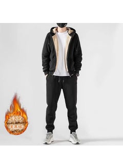 Zip sweatshirt + pants [sheep wool two-piece set]