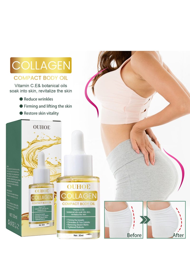 OUHOE Collagen Slimming Plastic Firming Massage OilMassage Oil 30ml  - Image 1