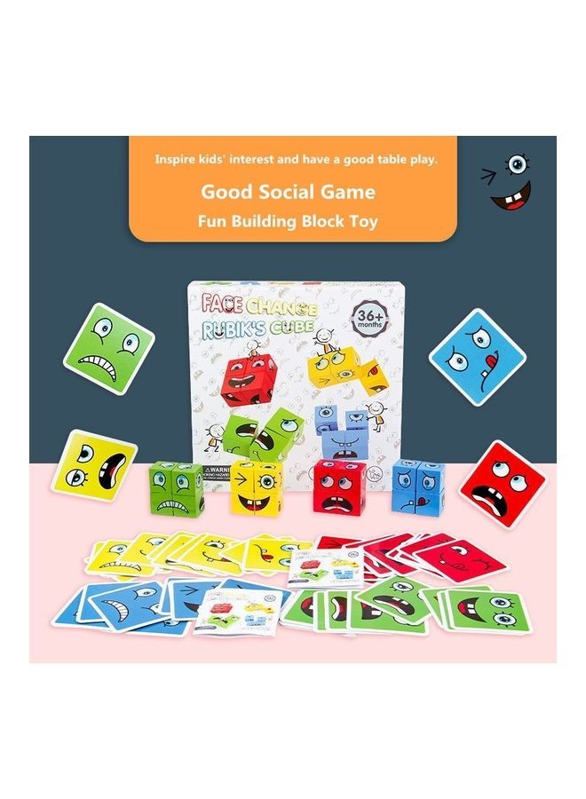 NIBEMINENT Face Changing Cube Puzzle Toy 18x18x3.5cm - Image 3
