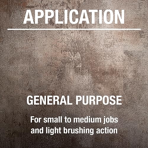 Mercer Industries 186510B - 4" x 1/2" x 5/8"-11 Knot Wire Wheel, .020 Carbon Steel Wire - Image 4