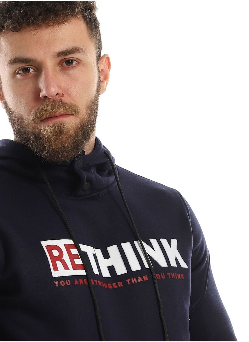 Caesar - Mens Printed Rethink Hoodie With Front Pockets - Image 1