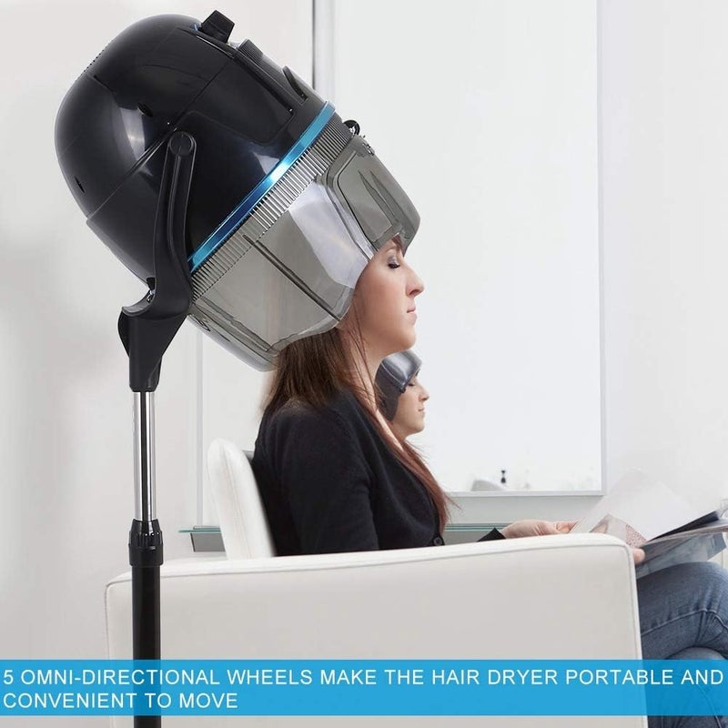 woobles Stand Dry Hood for Hairstyling, 1000W Hair Dryer Steamer Wi Stand Dry Hood for Hairstyling - Image 3