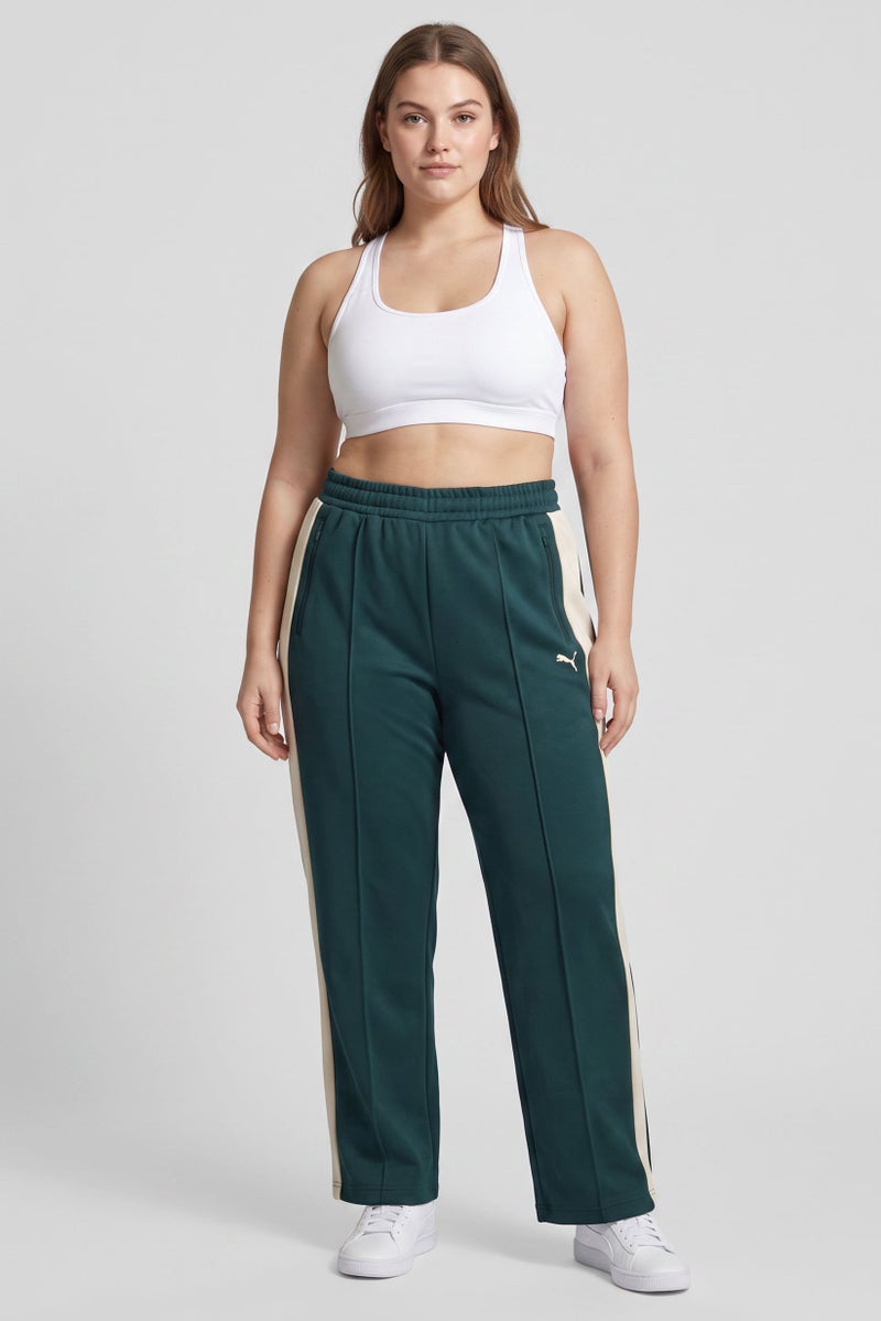 PUMA Women Comfort Fit Outdoor Straight Leg Track Pants, Green - Image 5