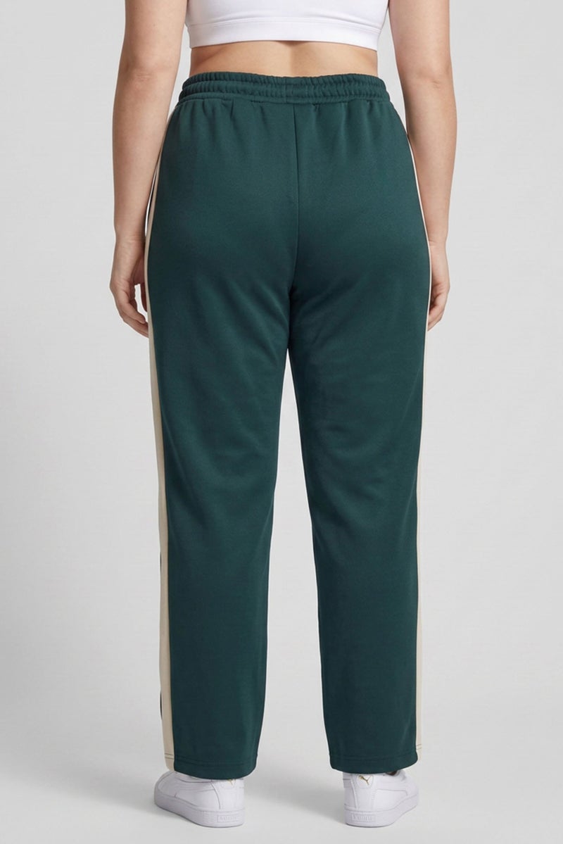 PUMA Women Comfort Fit Outdoor Straight Leg Track Pants, Green - Image 3