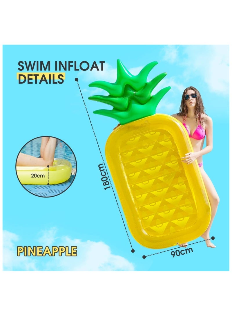 ECVV Inflatable Pool Float, Inflatable Raft Pool Floats for Summer, Pool Lounger, Pool Accessories, Lake Floats & Pool Toys, Fun Swimming Tools for Pool Lake Beach Party - Image 3