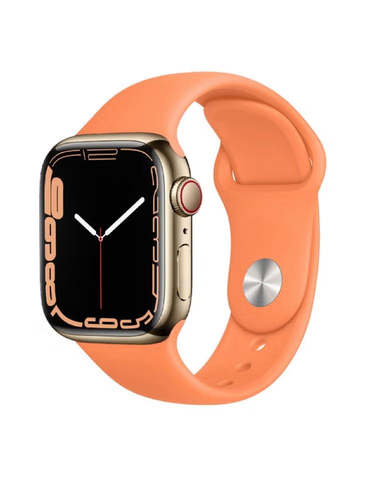 Zaboon Solid Silicone Replacement Band for Apple Watch 45/44/42mm Series 7/6/5/4/SE - Image 2