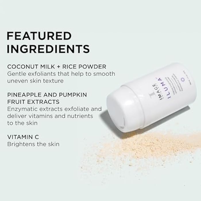 IMAGE Skincare, ILUMA Intense Brightening Powder, Water Activated Gentle Face Scrub Polish for Brighter Skin, 1.5 oz - Image 5