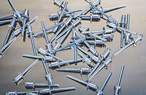 Immech Immech 4mm x 12mm 532 X 12 Blind POP Rivets for Riveting GunRiveter machine Pack of 900 PcsBlack  - Image 2