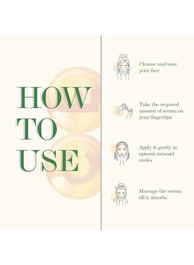 Good Vibes Vitamin C & Vitamin E Age Defying Serum, 10 ml Light Weight Non Greasy Helps Reduces Wrinkles Skin Repair, Naturally Glowing Face Serum, No Parabens & Sulphates, No Animal Testing - Image 4