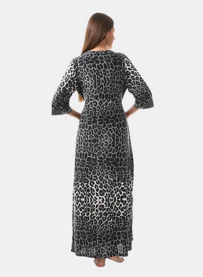 Samaa Galabia V-neck with half Sleeves - Image 3