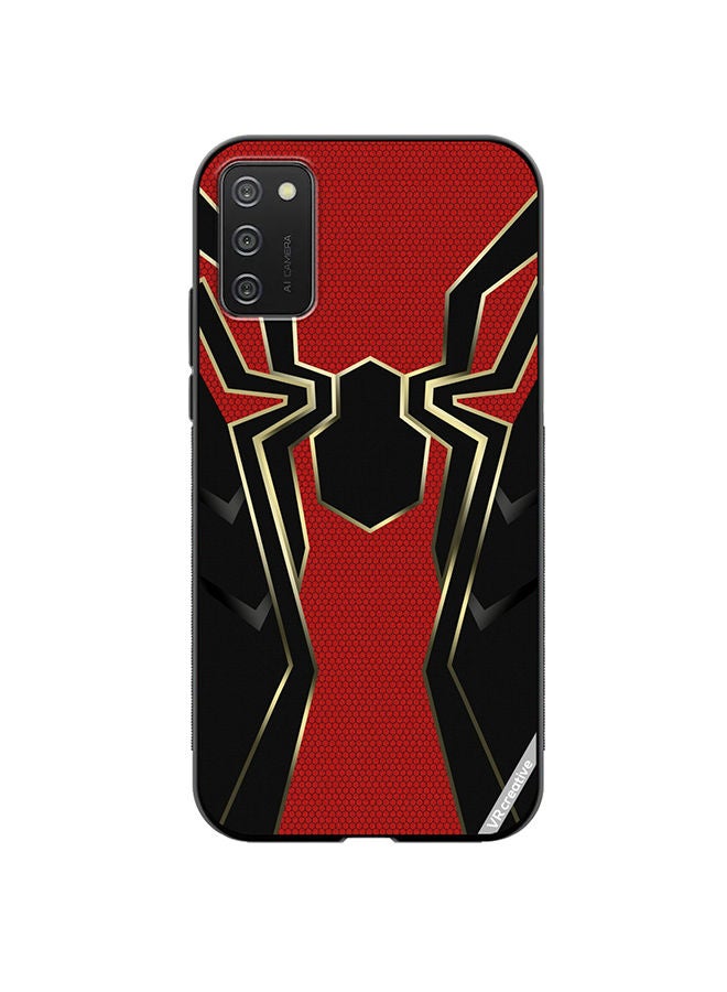 VR CREATIVE Protective Case Cover For Samsung Galaxy A02s Spiderman Vector Design Multicolour - Image 1