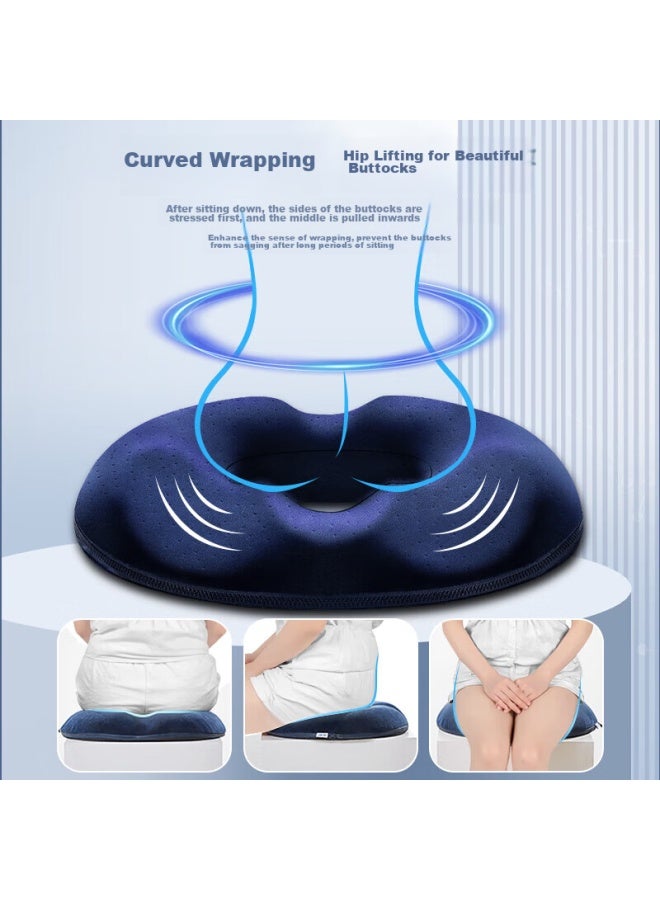 DiGallen Dijialun Hemorrhoid Cushion, Office Memory Foam Fistula Post-surgery, Tailbone, For Men And Women, Home And Car Use Pad, Seat Cushion - Image 4