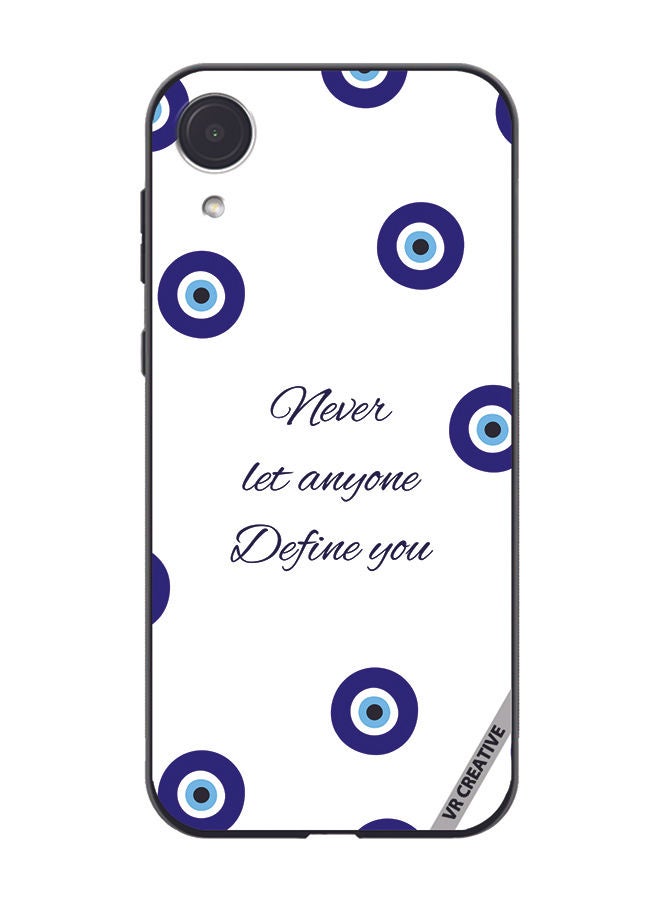 Protective Case Cover For Samsung Galaxy A03 Core Never Let Anyone Define You Design Multicolour