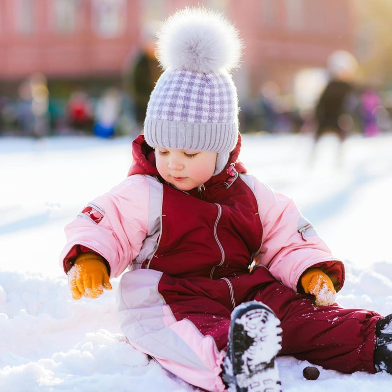 ONESING 3-24 Pairs Winter Knit Gloves for Kids - White Finger Gloves for Boys and Girls - Image 5