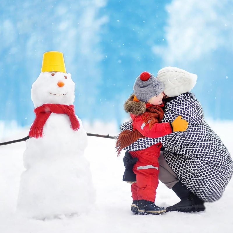 ONESING 3-24 Pairs Winter Knit Gloves for Kids - White Finger Gloves for Boys and Girls - Image 4