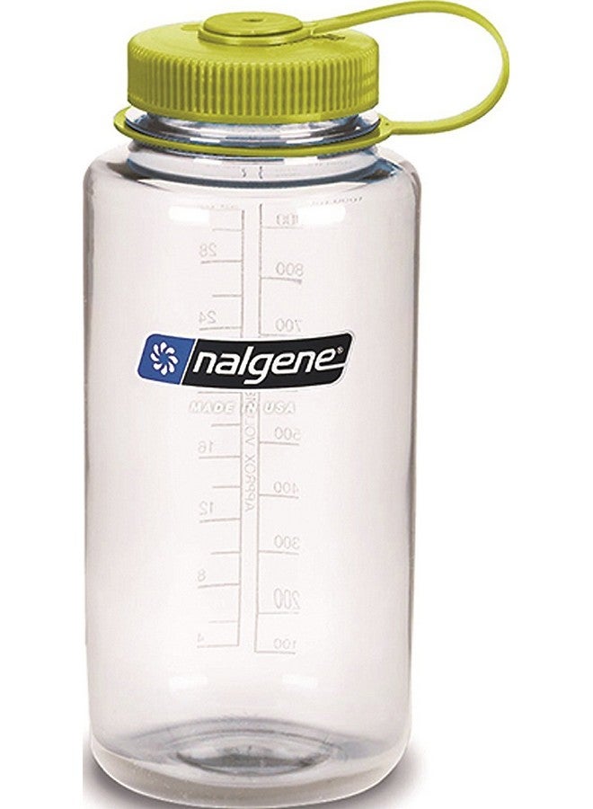 32Ounce Wide Mouth Clear Green