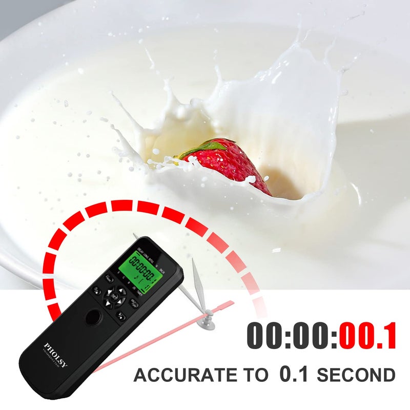 PHOLSY Intervalometer for Canon Camera Remote Shutter Release C8 Timer Remote Control for Canon EOS 5D Mark IV III, 5D 6D 6D-II 7D-II 1DX II III, R5 R3 50D 40D 30D 20D 10D D60 D30 TC-80N3