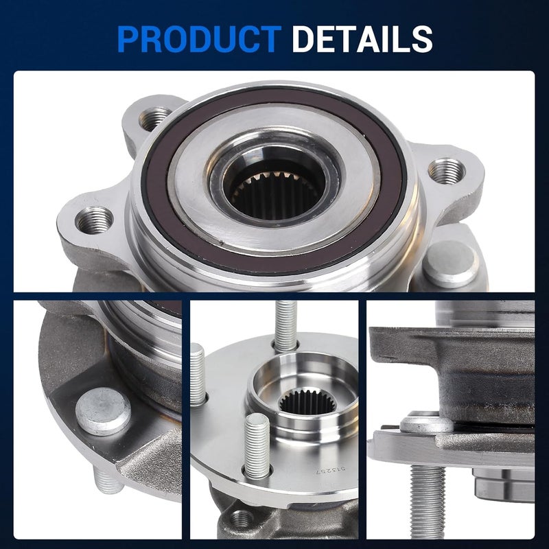 Autoround 513257 [2-Pack] Front Wheel Bearing and Hub Assembly for Toyota and Lexus Models - Image 4