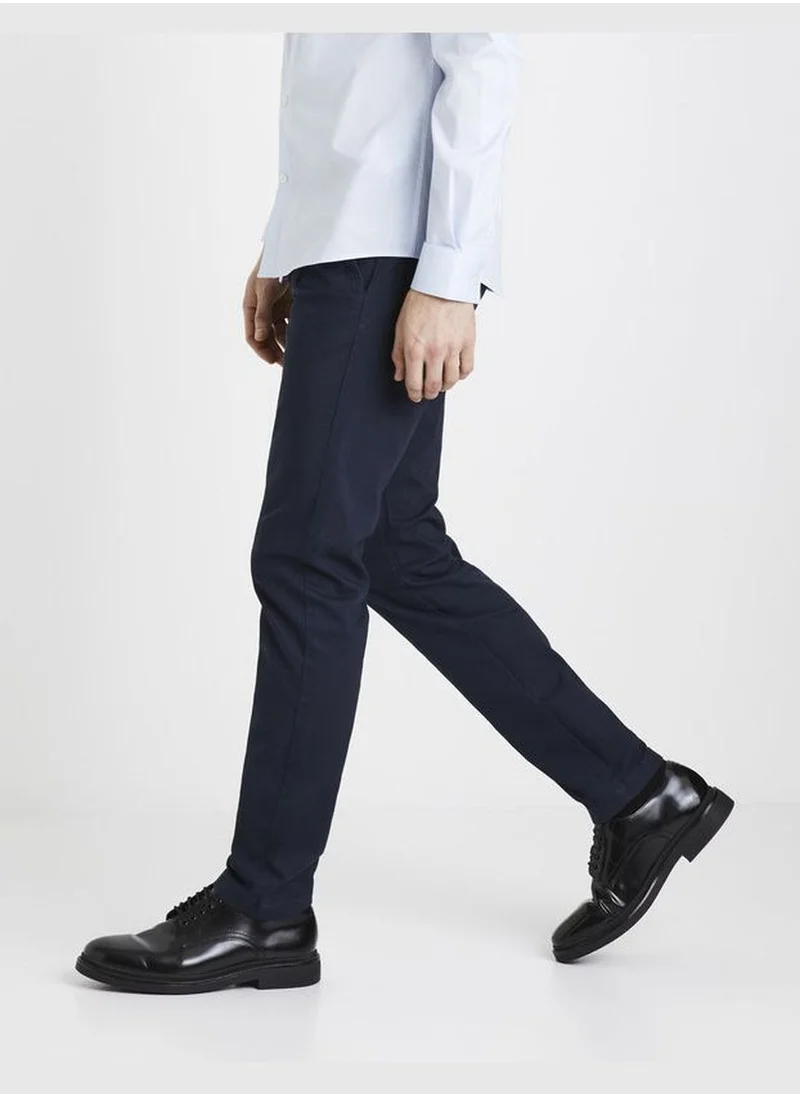 Celio Celio Casual Straight Pants - Blue