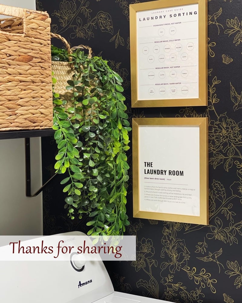 Froluya Black and Gold Wallpaper Peel and Stick Wallpaper 17.7"x118.1" Vintage Floral Boho Peel and Stick Wall Paper Dark Removable Self Adhesive Contact Paper for Bedroom Cabinets Shelf Liner Vinyl - Image 5