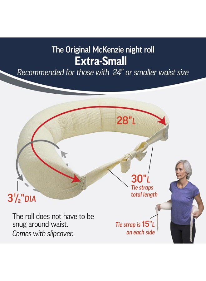 OPTP لفافة ماكنزي الأصلية الليلية - وسادة أسفل الظهر للنوم ووسادة دعم الظهر المستديرة لدعم العمود الفقري والدعم الجانبي - حجم صغير جداً - Image 4