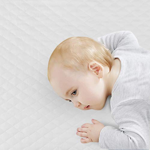 RONBEi Bassinet Sheets for RONBEI BC102 / BC102CC Baby Bassinet Bedside Sleeper,Fitted Sheets for Bedside Sleeper Pads/Mattress - Image 3