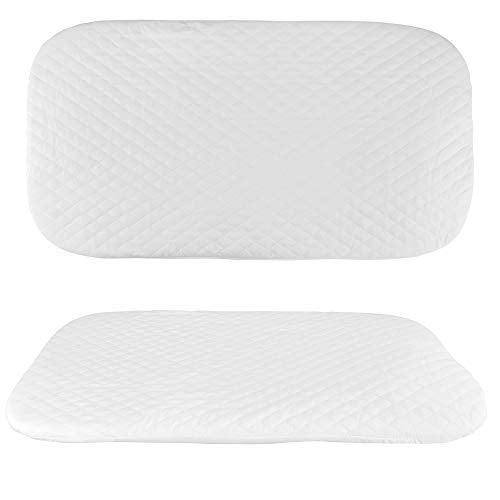 RONBEi Bassinet Sheets for RONBEI BC102 / BC102CC Baby Bassinet Bedside Sleeper,Fitted Sheets for Bedside Sleeper Pads/Mattress - Image 4