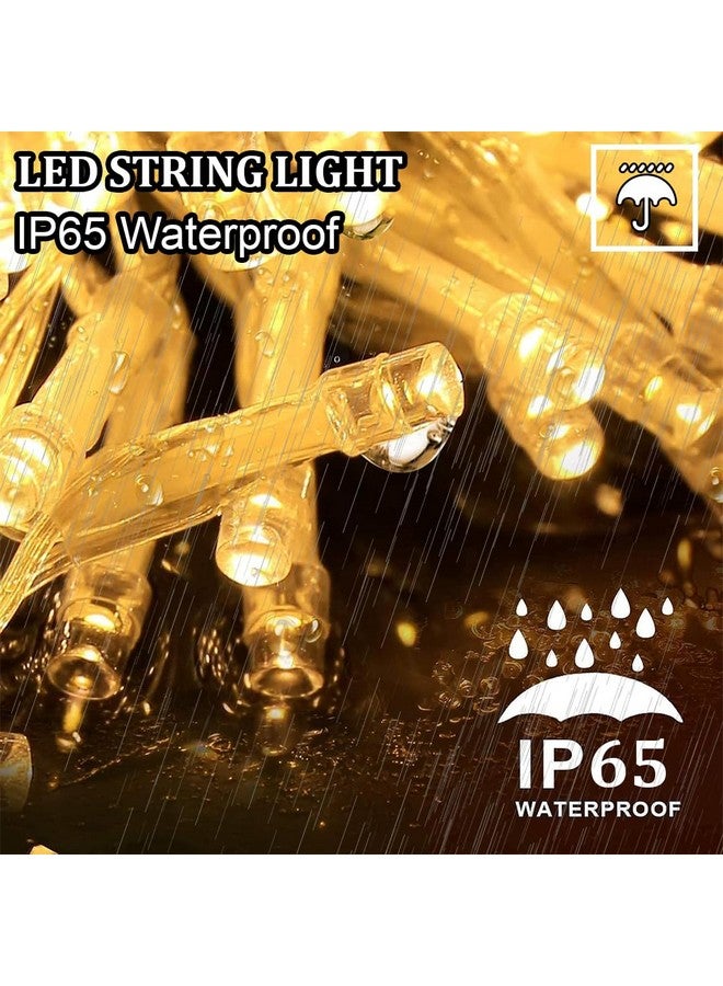 fizzytech 40 LED Rice Light for Decoration Strip and Series Light for Diwali Christmas Lights of Home Decoration, Bedroom Wedding Birthday Party -11 Meter (Warm White, Pack of 5) - Image 2