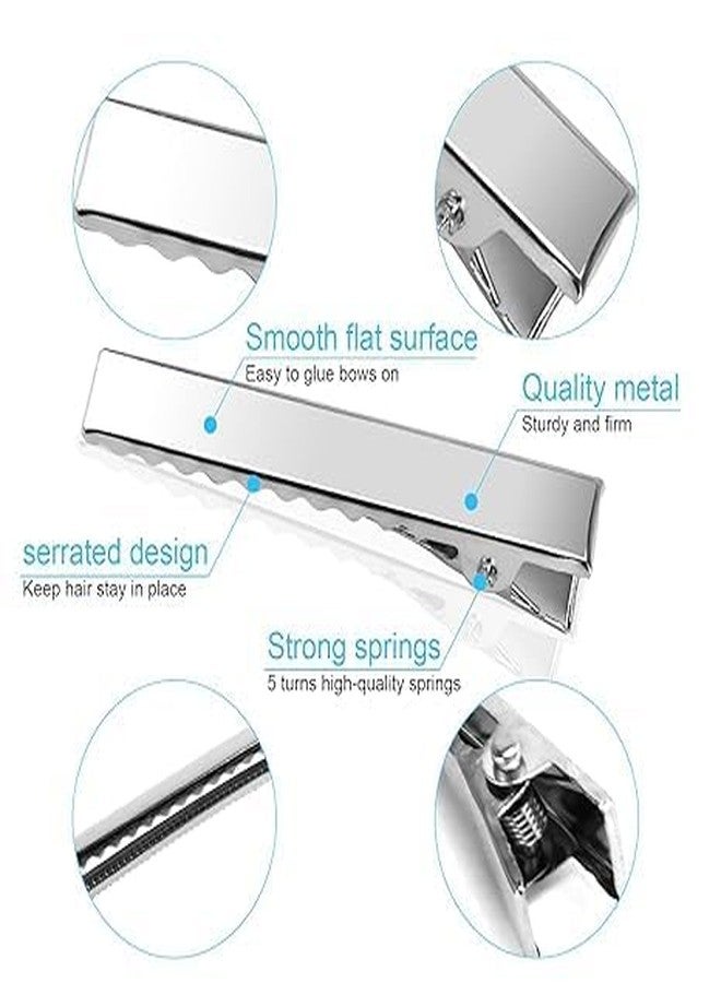 Shivashay Alligator Section Clips for Hair Styling | Salon Steel Crocodile and Duckbill Clips for Women - Image 3