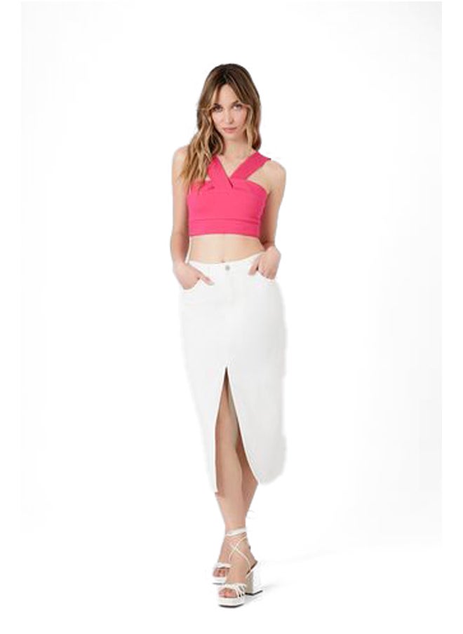 FOREVER 21 - Crisscross Crop Top - Image 1