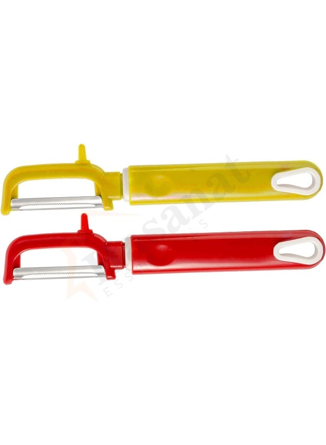 HASANAT ESSENTIALS Hasanat Essentials Straight Potato Peeler with Stainless Steel Blade  - Image 2