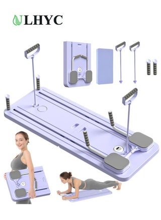 Pilates Board - Pilates Reformer Set, Multi-Purpose Foldable Pilates Reformer Board for Home, 5 in 1 Pilates Sliding Board (Purple) - pzsku/ZDAB2C1BFE8BD02C1D4A6Z/45/1745306560/035296fa-adba-4b1d-83a7-29c75548a20f