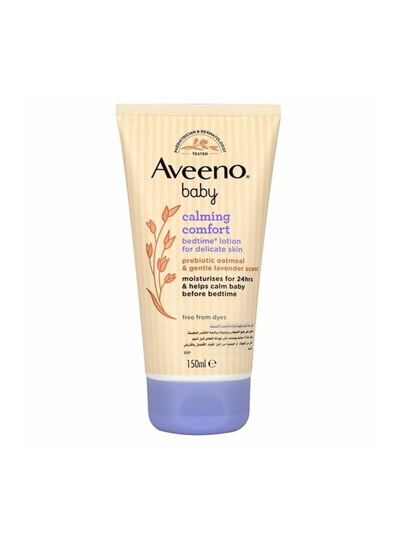 Aveeno Baby Calming Comfort Bedtime Baby Lotion For Delicate Skin 150ml - Image 1