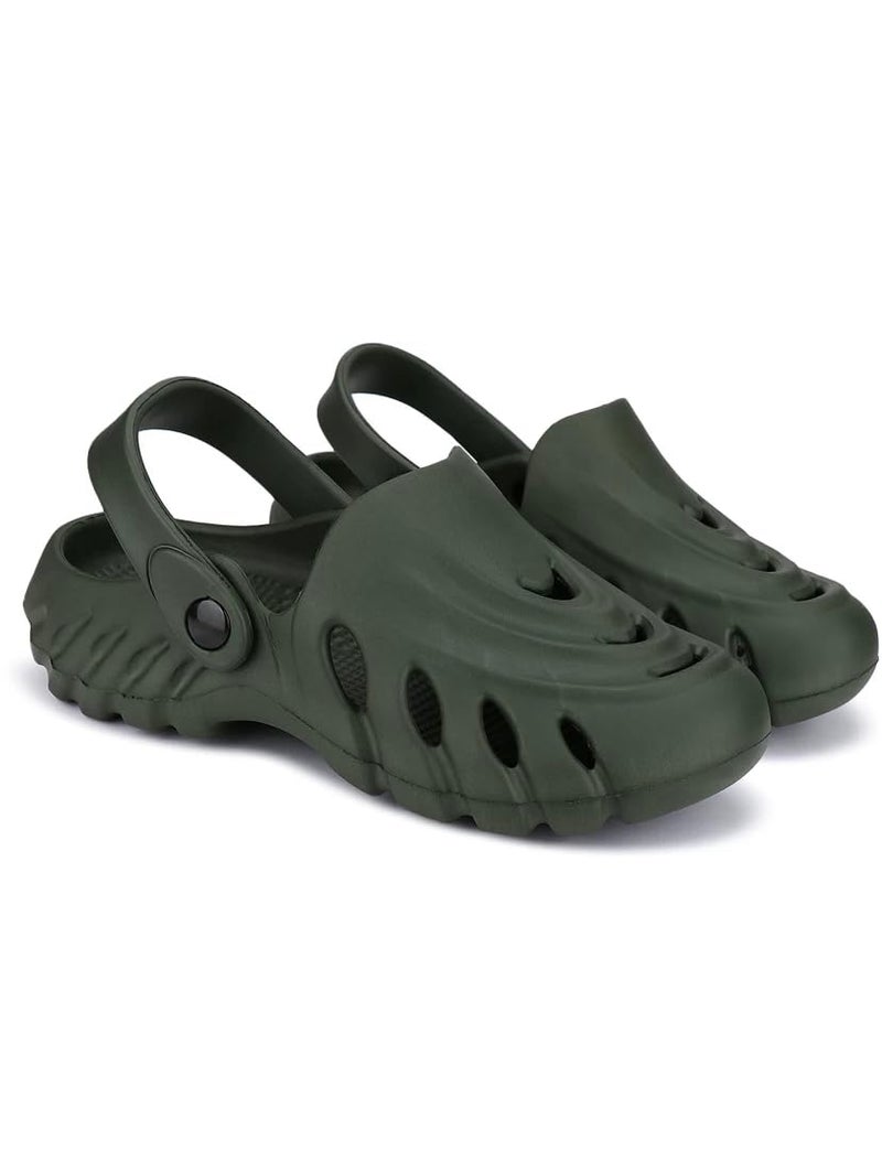 UNIAGE Wave Design Comfortable Stylish Clogs for Men - Image 1