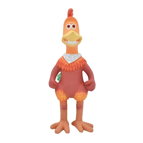 Multipet Chicken Run Rocky Latex Dog Toy Durable Squeaky Toy for All Dogs EasytoClean Latex Squeaky Toys for Cuddling Chewing Playing 10 - Image 1