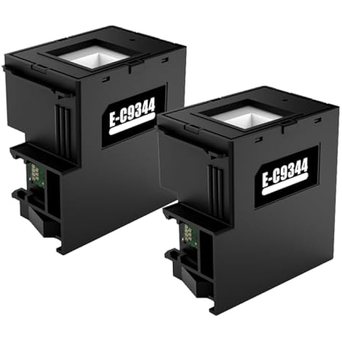 2 PACK C9344 INK MAINTENANCE BOX C12C934461 WASTE INK TANK COMPATIBLE WITH WORKFORCE WF-2930 WF-2950 WF-2810 WF-2830 WF-2850 WF-2851 EXPRESSION HOME XP-2100 XP-3100 XP-4100 XP-4105 L3550 L5590 - Image 1