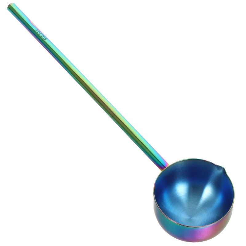 304 Stainless Steel Soup Ladle Long Handle Deep Kitchen Serving Spoon for Oil - Image 2