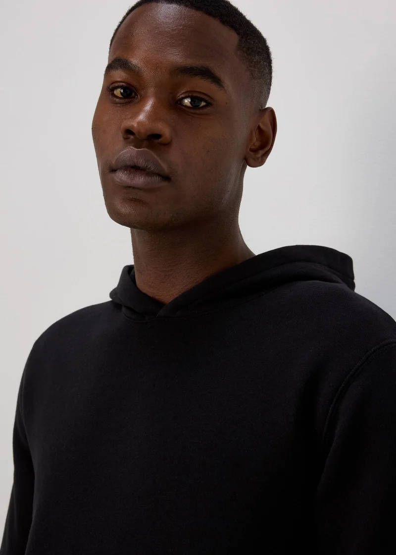 ماتلان هودي أساسي أسود سهل الارتداء