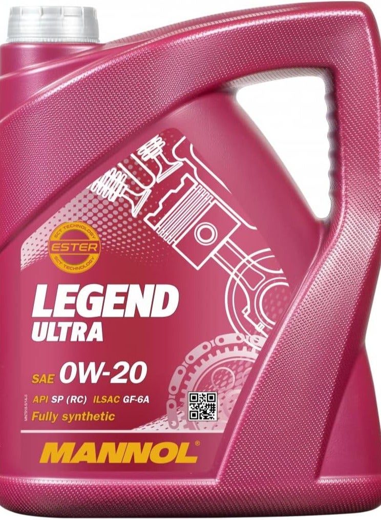 Mannol Engine Oil (7918 Legend Ultra 0W-20 4 LTR) - Image 1